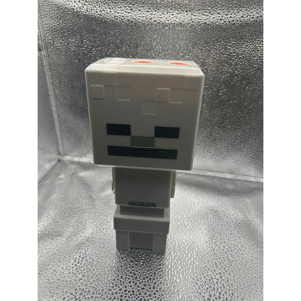 Minecraft Nerf MicroShots Skeleton Blaster Gray Mini Toy Dart Gun G0017